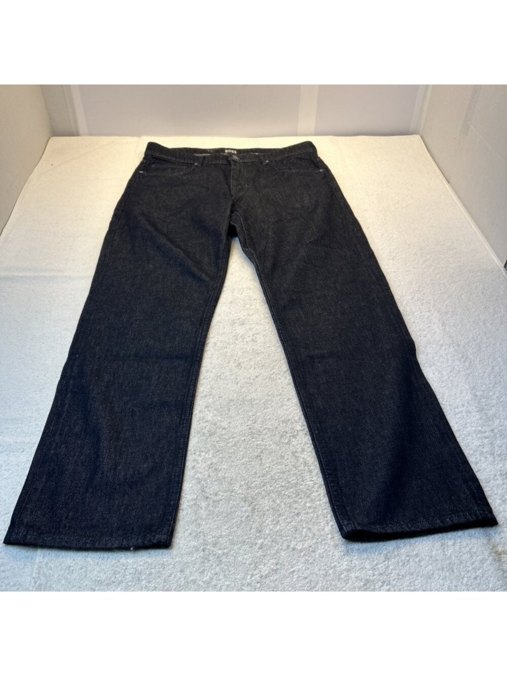 Boss Slim Fit Comfortable Stretch Denim Anderson Dark Wash New Men 32x32 NEW